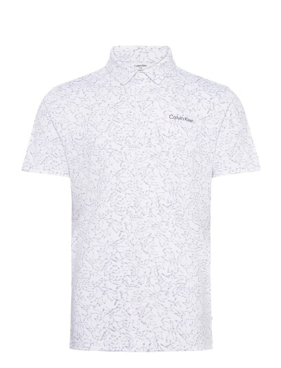 Calvin Klein Golf Springs Printed Polo White XXL