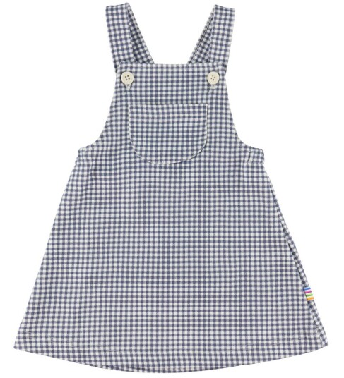 Joha Kjole Pinafore Mørkeblå m. Rute Joha 80 Kjole Hvit Joha Kjole Pinafore Mørkeblå m. Rute Joha 80 Kjole Hvit
