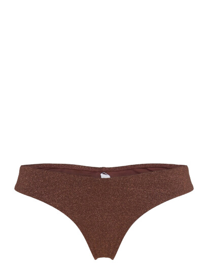 Etam Helio - Bresilien High Leg Swimsuit - Brown - M