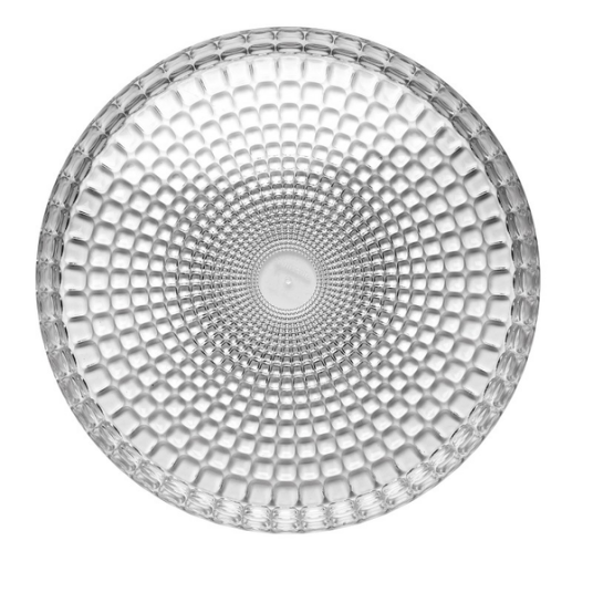 GUZZINI Tiffany Serveringsbrett, rundt 35 cm, klar