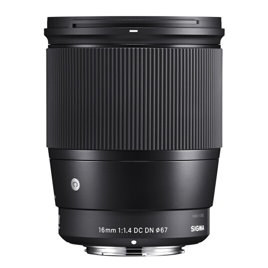 Sigma 16mm f/1.4 DC DN Contemporary X Fujifilm X Objektiv med Allværsbeskyttelse