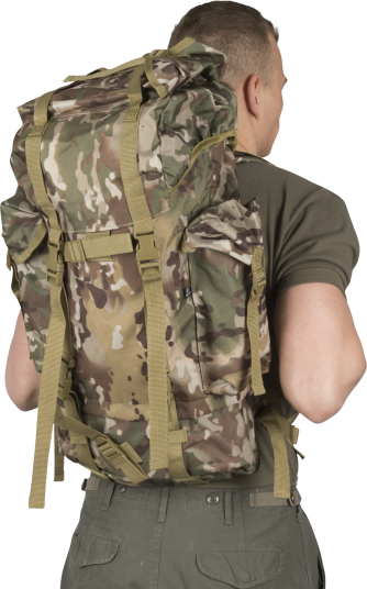 Brandit Ryggsekk Nylon Taktisk Kamo 65L Brandit Ryggsekk Nylon Taktisk Kamo 65L