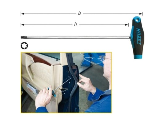 Hazet Torx-Skruetrækker T30 290 mm Håndverktøy