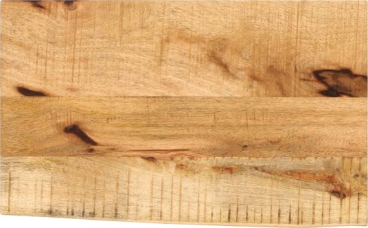 Bordplate 60x20x2,5 cm naturlig kant grovt heltre mangotre 370320
