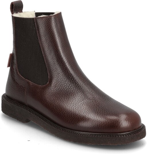 ANGULUS Booties Flat With Elastic 2505/046 DARK BROWN 40.5
