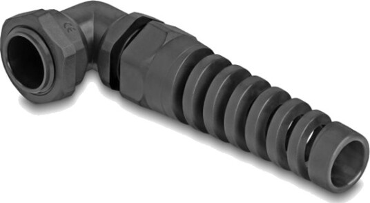 Delock Kabelgland Vinklet PG13.5 9mm Sort 60585