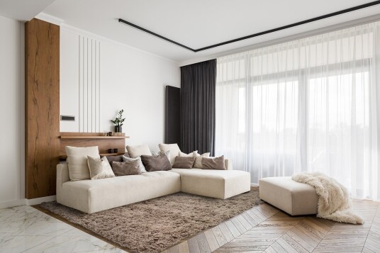 Ullteppe   Aliste Wool Shaggy brun Størrelse: 240 x 340 cm