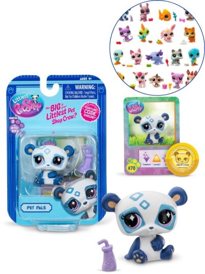 Littlest Pet Shop Serie 2 Pet Pals Overraskelsesfigur med tilbehør og samlekort