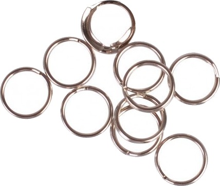 Infinity Hearts Infinity Hearts Nøkkelring Tynn Sølvfarget 10Mm 10 Stk