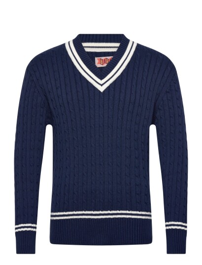 Baracuta Cricket V Neck Navy XL Baracuta Cricket V Neck Navy XL