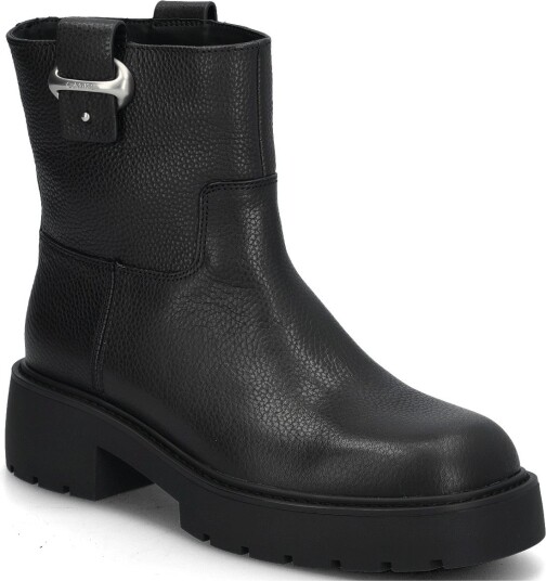 Calvin Klein Chunky Ankle Boot Lth Hdw TRIPLE BLACK 40 x 40
