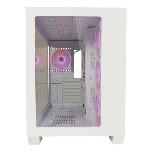 LC-Power Stormwatch_X 807W Gaming Kabinett Midi Tower Hvit med Heret Glass LC-Power Stormwatch_X 807W Gaming Kabinett Midi Tower Hvit med Heret Glass