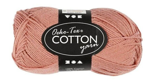 Creativ Company Cotton yarn Antique Pink 50gr 170m