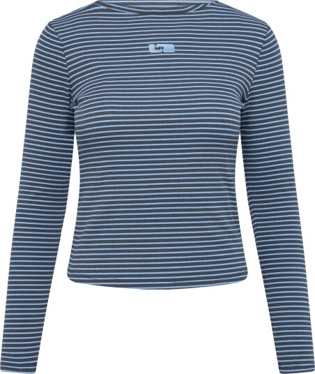 Laagam Emory Blue Striped Long Sleeve T Shirt   BLUE   XL/42