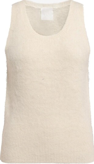 Malina The Cozy Alpaca Top - VANILLA - XS