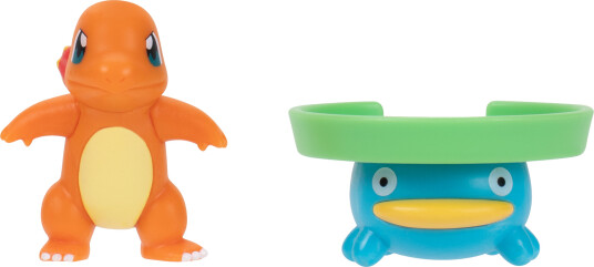 Pokémon Battle Figuren Lotad og Charmander 2-pakning Pokémon Battle Figuren Lotad og Charmander 2-pakning