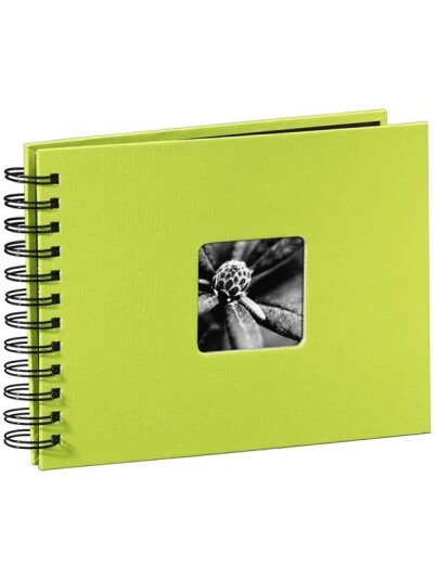 Hama "Fine Art" Spiral Album 24 x 17 cm 50 Black Pages kiwi Hama "Fine Art" Spiral Album 24 x 17 cm 50 Black Pages kiwi