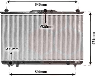 VAN WEZEL 82002113 Radiator motorkjøling VAN WEZEL 82002113 Radiator motorkjøling