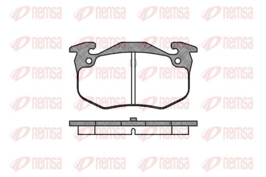 Bremseklosser REMSA 0144.60 Bremseklosser REMSA 0144.60