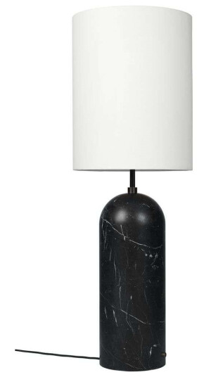Gubi Gravity XL High Gulvlampe Black Marble/White Gubi Gravity XL High Gulvlampe Black Marble/White