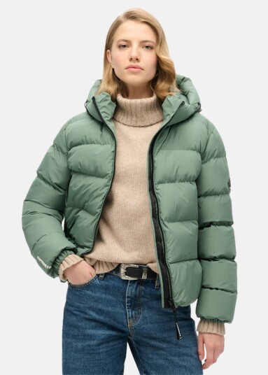 Hooded Sports Puffer Jacket Hooded Sports Puffer Jacket