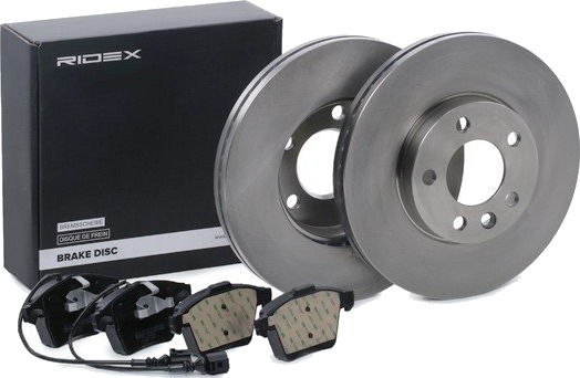 Bremseskiver og -klosser RIDEX 3405B0409