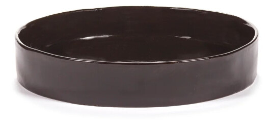 Serax La Mère dyp tallerken L Ø25 cm Dark brown