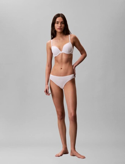 Calvin Klein Push Up Plunge White 75 C