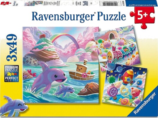 Ravensburger Candy World 3X49P Multi/patterned ONE SIZE