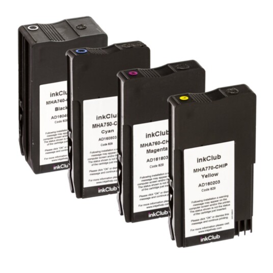 inkClub MHA7-4-CHIP Multipakning blekkpatroner, erstatter HP 950XL/HP 951XL