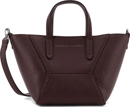 Brunello Cucinelli Dame Vesker Lilla ONE SIZE,