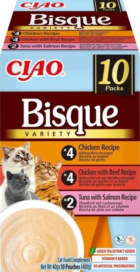 Inaba Cat Ciao 10 stk Kylling Blanding Våtfôr Til Katt