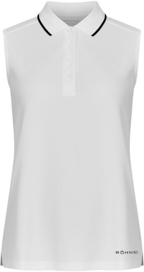 Röhnisch Miriam Sleeveless Poloshirt Dame Hvit Xs