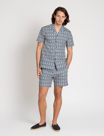 The Resort Co. Resort Shirt Capri - Blue - S