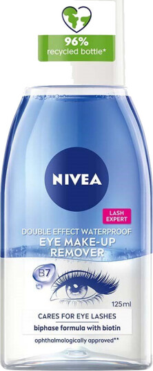 Nivea Double Effect Biphase Waterproof Eye Makeup Remover 125ml Nivea Double Effect Biphase Waterproof Eye Makeup Remover 125ml