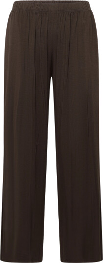 Monki Rlxd Viscose Trousers Brown XS