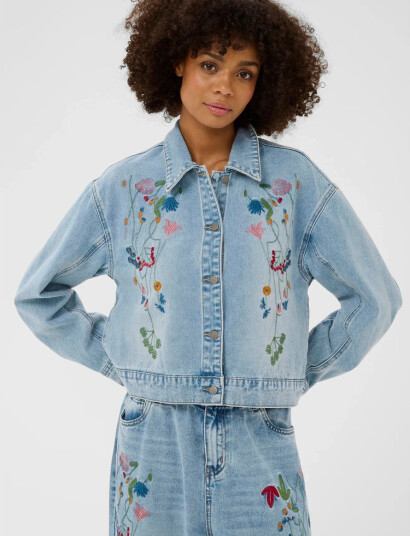 Culture Cutiala Aniceta Embroideryjacket Blue 44 Culture Cutiala Aniceta Embroideryjacket Blue 44
