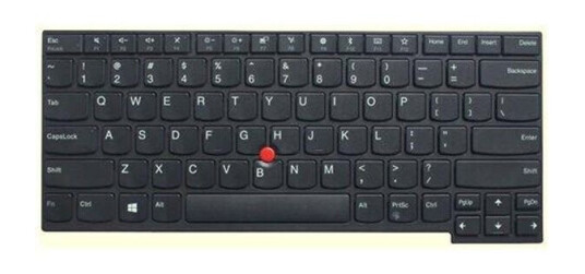 Lenovo Lite-On - Brbart tastatur - til utskifting - Amerikansk Engelsk - Svart