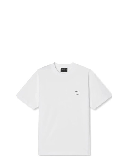 Mads Nørgaard Cotton Jersey Frode Logo Tee Fav - White - L