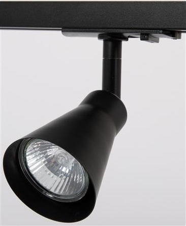 Vento Conic Spot Med Gu10 Og 1 Faset Adapter I Sort