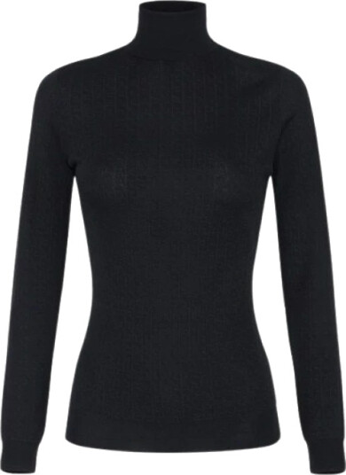 Elisabetta Franchi Dame Strikkevarer Svart XS,