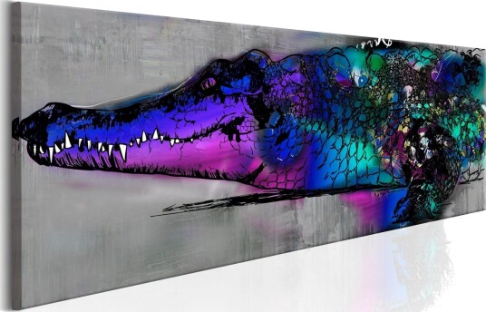 Bilde Blue Alligator 150x50 Artgeist sp. z o. o.