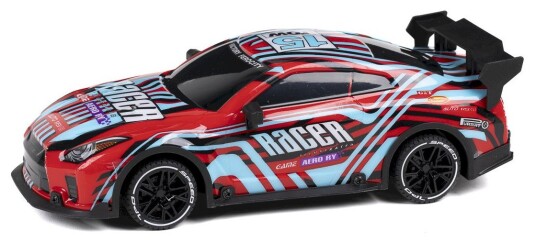 Tec Toy RC Racer Radiostyrt Bil 1:18 2.4GHz Rød Blå