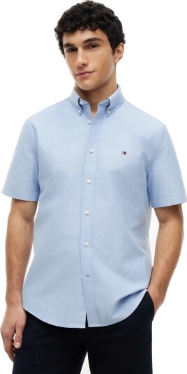 Tommy Hilfiger Heritage Oxford Rf Shirt S/S   Blue   XL