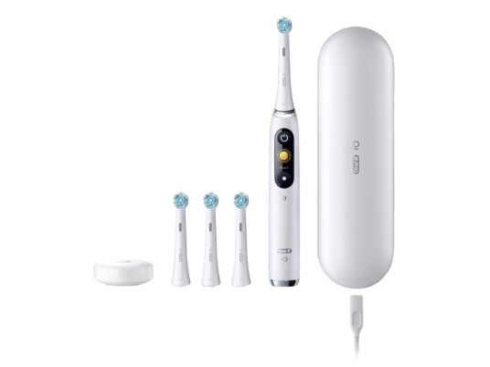 Oral B Io Series9 Voksen Oscillerende Tannbørste Daglig Stell Gum Omsorg Intense Sensitiv / Myk Super Sensitive Tongue Care Whitening Hvit 2 Min Hvit