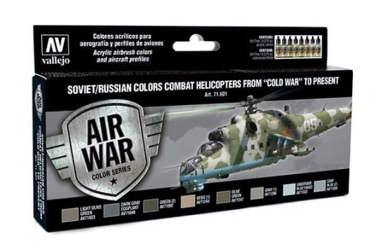 Vallejo Model Air Soviet/Russian Colors Combat Helicopters from Cold War to Present