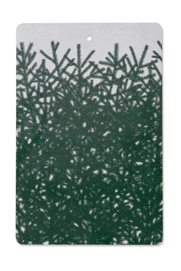 Fine Little Day Granris skjærefjøl 21 x 31 cm Hvit-grønn