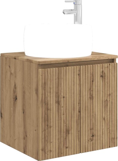 Vegghengt vaskeservant Artisan eik 49,5 x 44,5 x 66 cm Vegghengt vaskeservant Artisan eik 49,5 x 44,5 x 66 cm