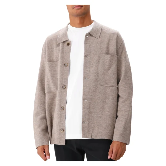 Nn07 Herre Jakker Beige M,