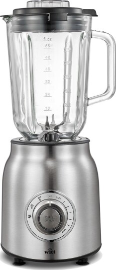 Witt Classic 1200W Blender i Børstet Stål med 1,5L Kapasitet Witt Classic 1200W Blender i Børstet Stål med 1,5L Kapasitet